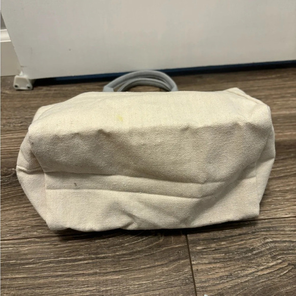 Easter Grey Bunny Small Canvas Tote Bag - Picture 4 of 4